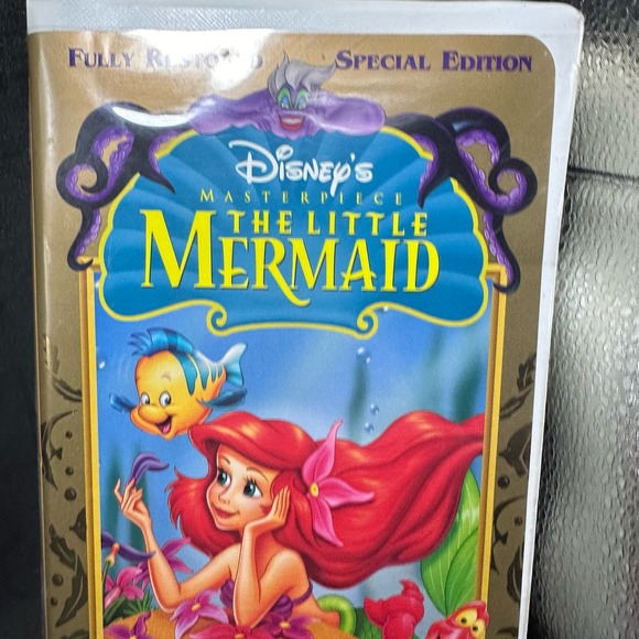 The Little Mermaid VHS Fully Restored Special‎ Edition Masterpiece Collect 1998 - Picture 13 of 13